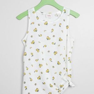 Daytrip all-over lemon print tank size xl